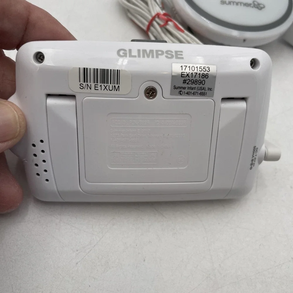 Summer Infant Glimpse Digital Color Video Baby Monitor #29890 Complete Set